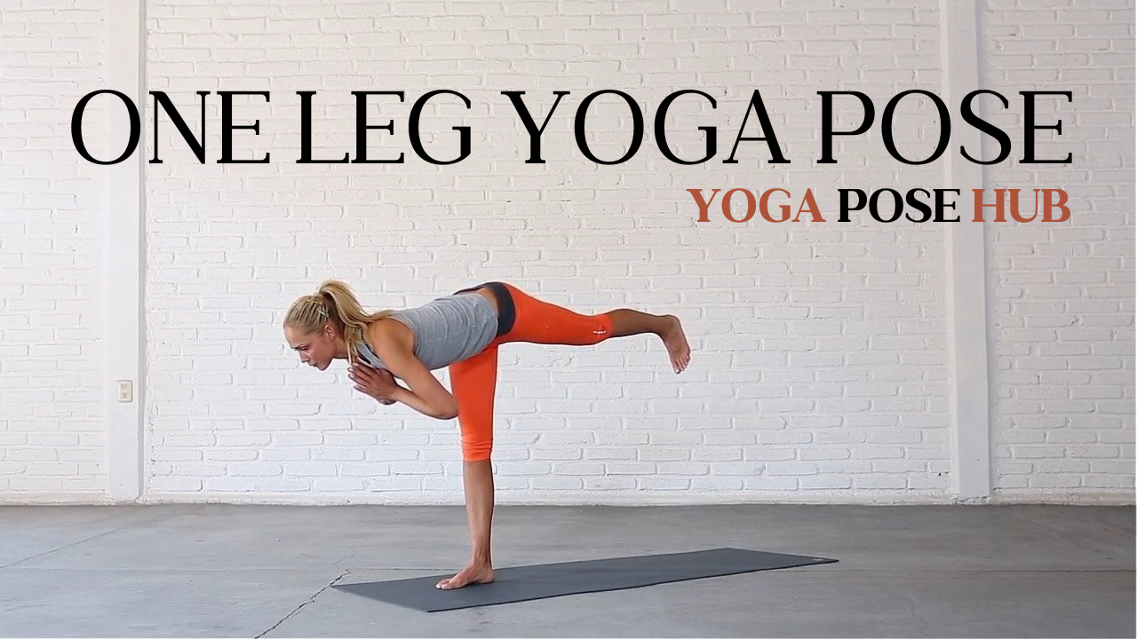 One Leg Yoga pose