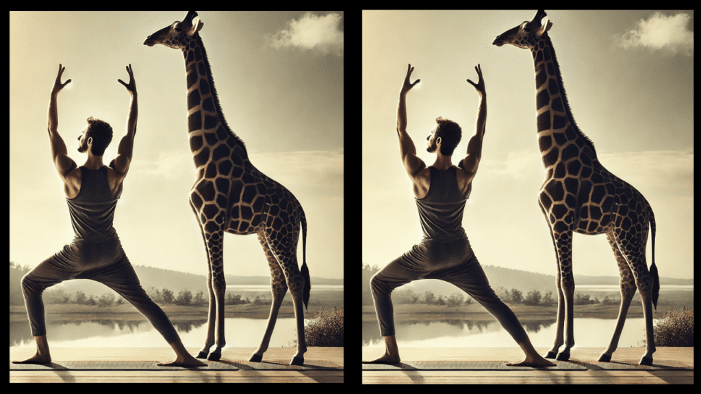 Giraffe Pose Yoga