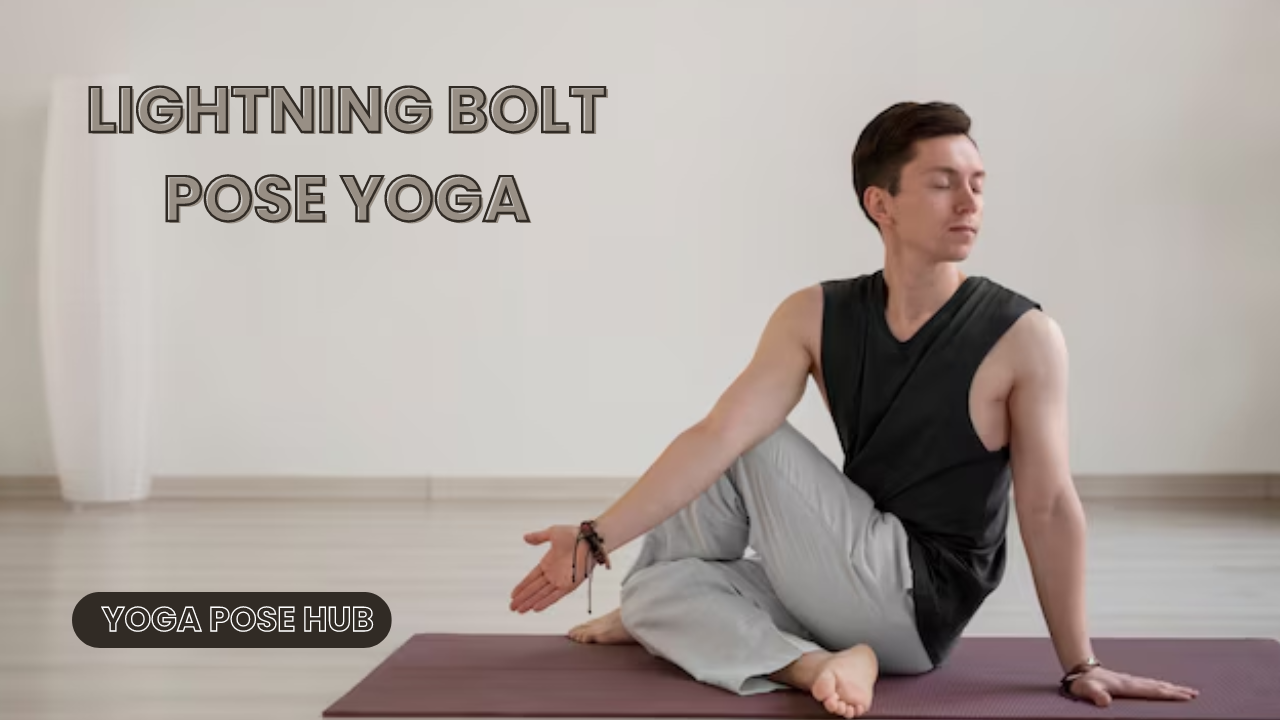 Lightning Bolt Pose Yoga